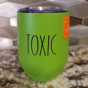 NWT Rae Dunn "Toxic" 12 ounce oz Stainless Steel Tumbler Mug Halloween